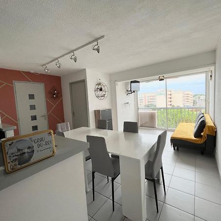 Appartement Devant La Mer + Parking Le Grau-du-Roi Exteriör bild
